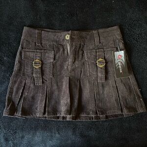 Teens Brown Mini Skirt, Fits like Size 2-4